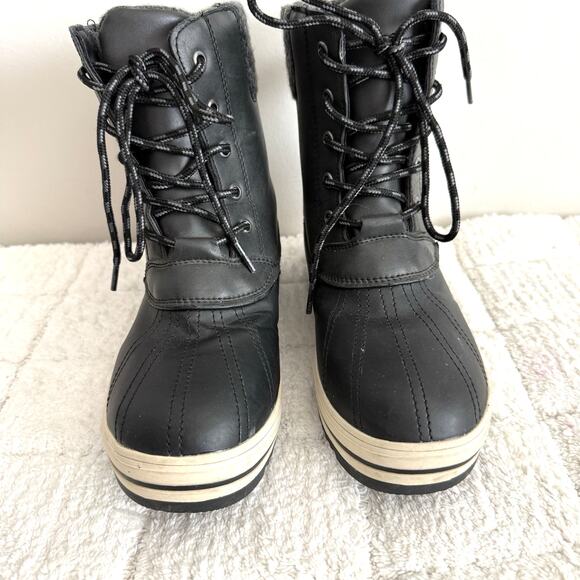 Sociology Womens Sz 9 Lined Lace-Up Winter Boots Outdoors Weather Gorpcore Trail - Picture 1 of 9